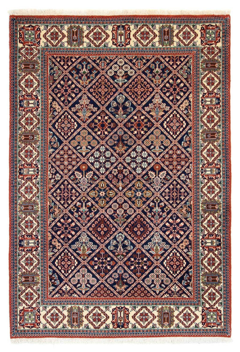 Meymeh Teppich 132x200cm - Perserteppich - dunkelblau