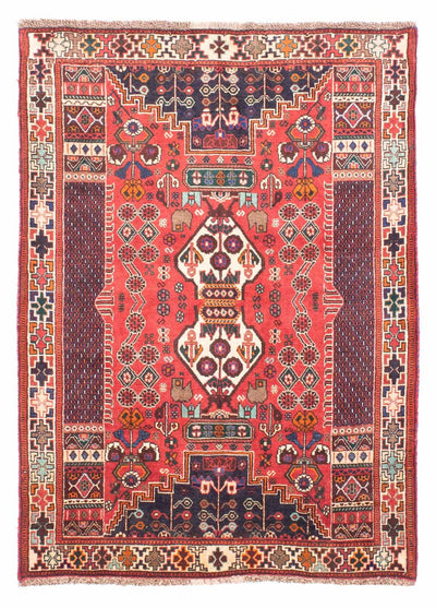 Shiraz Teppich 100x154cm - Perserteppich - rot