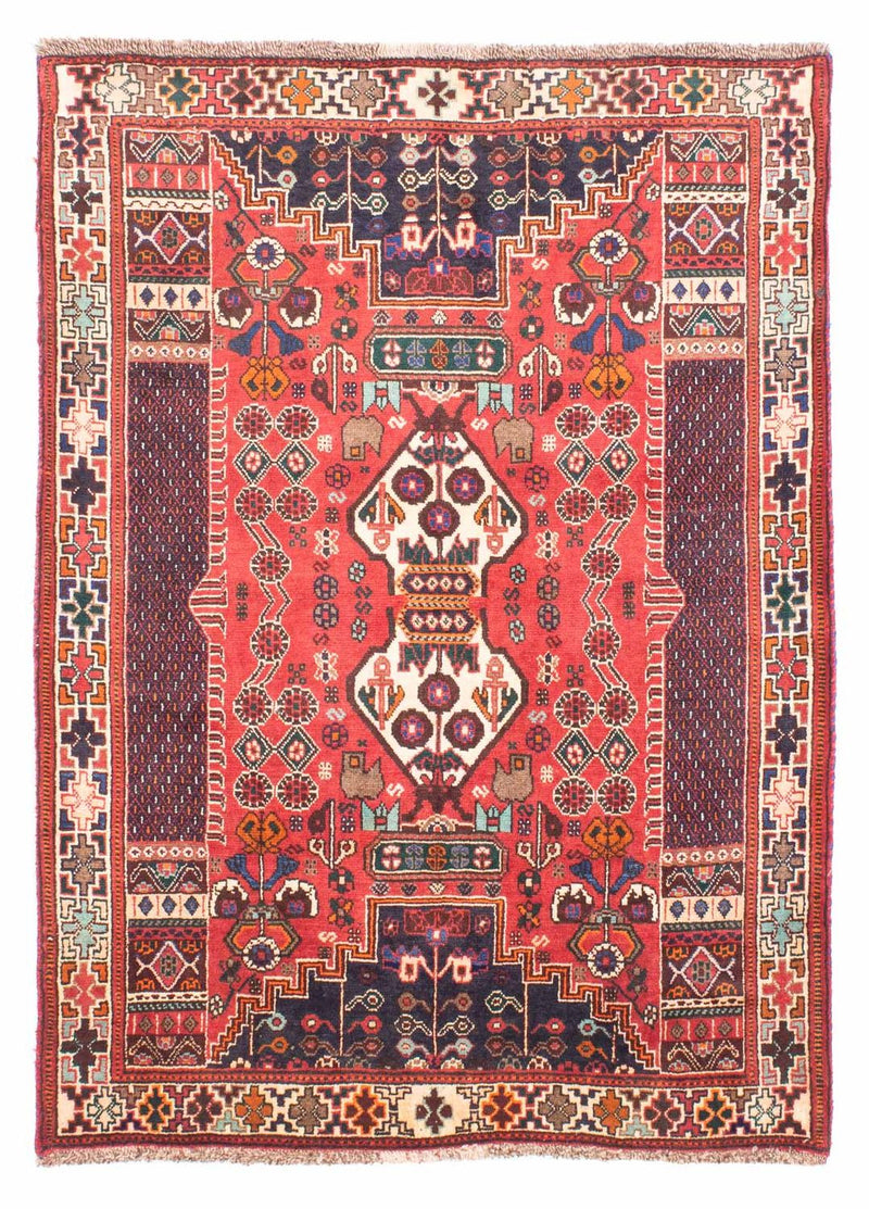 Shiraz Teppich 100x154cm - Perserteppich - rot