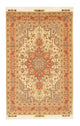 Täbriz - 50 Raj Teppich 102x160cm - Perserteppich - beige