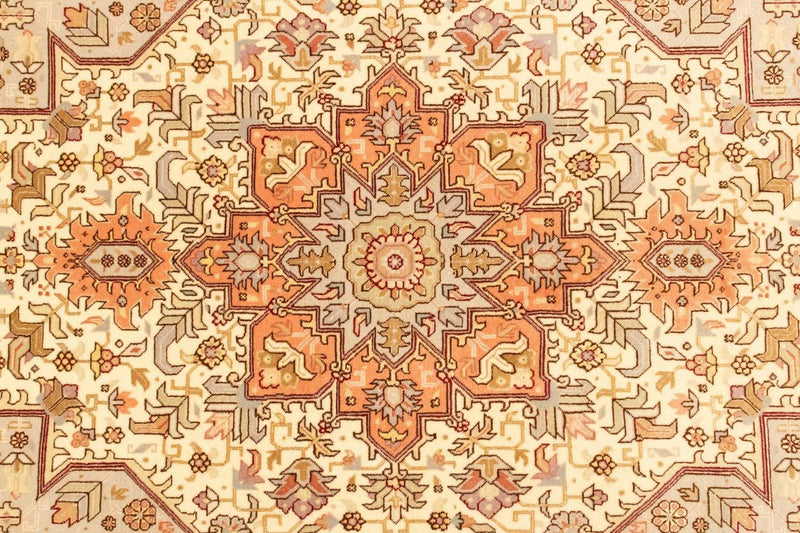 Täbriz - 50 Raj Teppich 102x160cm - Perserteppich - beige