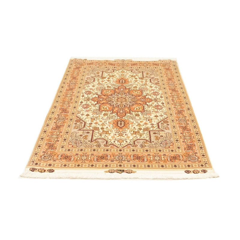 Täbriz - 50 Raj Teppich 102x160cm - Perserteppich - beige