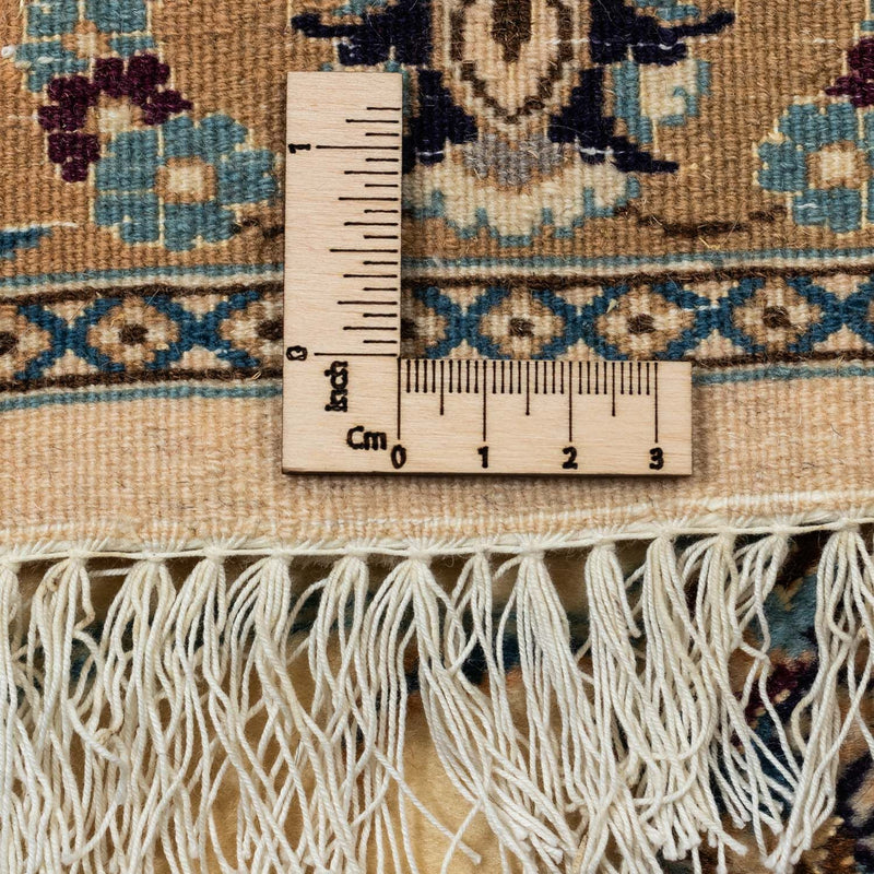 Nain - 6La Teppich 250x356cm - Perserteppich - dunkelbeige