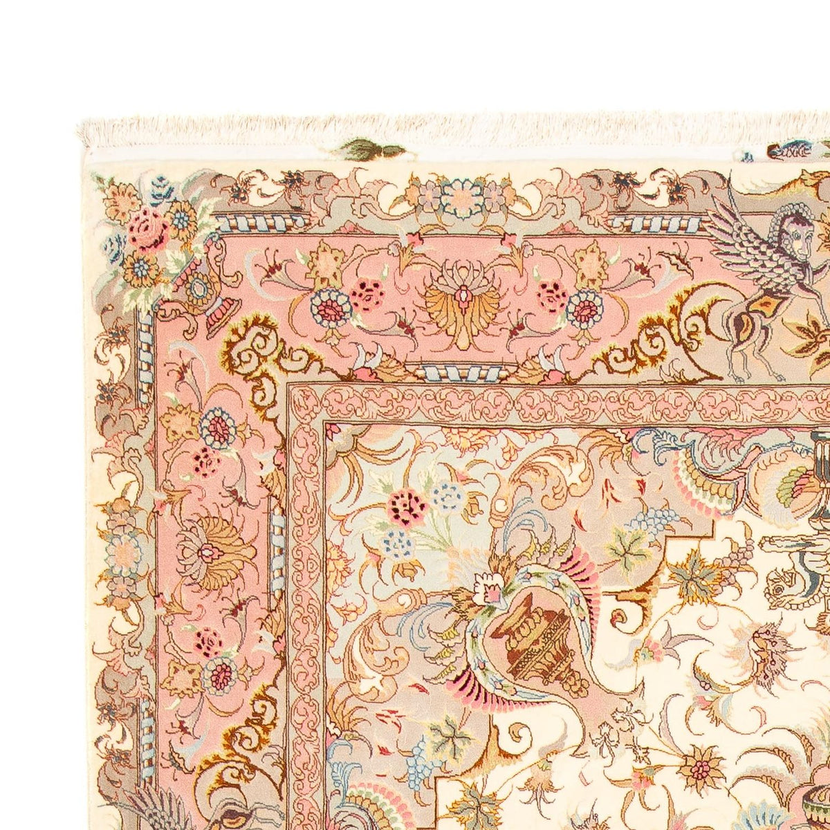 Täbriz Teppich 200x301cm - Perserteppich - beige