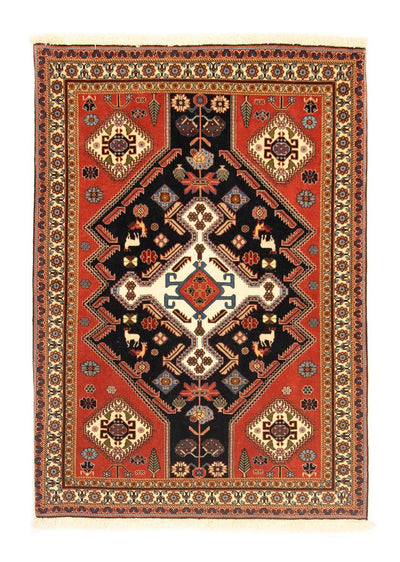 Ghashghai Teppich 113x152cm - Perserteppich - dunkelblau