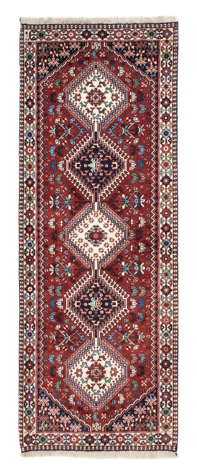 Yalameh Teppich 82x211cm - Perserteppich - dunkelrot