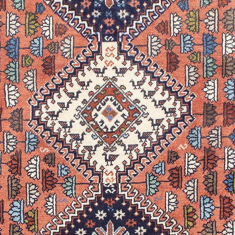 Yalameh Teppich 100x160cm - Perserteppich - dunkelblau