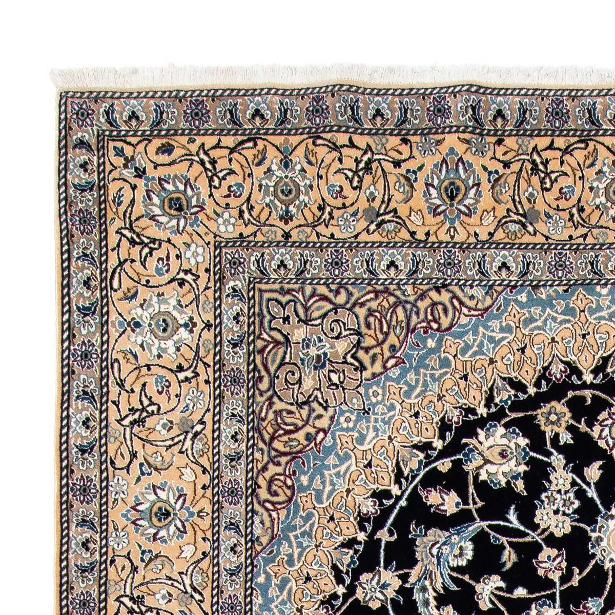 Nain - 6La Teppich 193x317cm - Perserteppich - schwarz