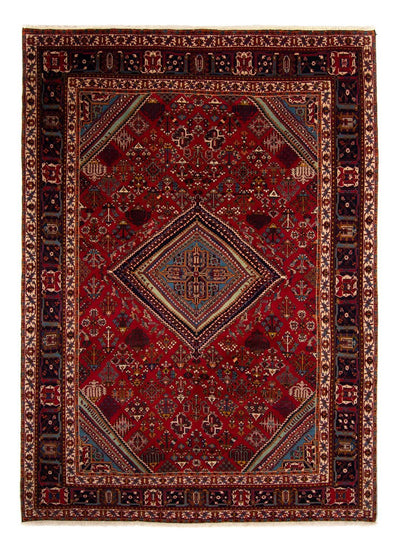Meymeh Teppich 235x324cm - Perserteppich - dunkelrot