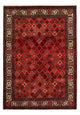 Meymeh Teppich 210x302cm - Perserteppich - dunkelrot