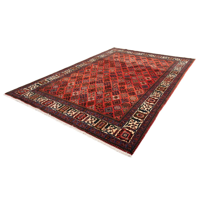 Meymeh Teppich 210x302cm - Perserteppich - dunkelrot