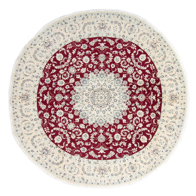 Nain Teppich 302x302cm - Perserteppich - dunkelrot