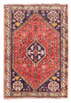 Shiraz Teppich 112x162cm - Perserteppich - dunkelrot