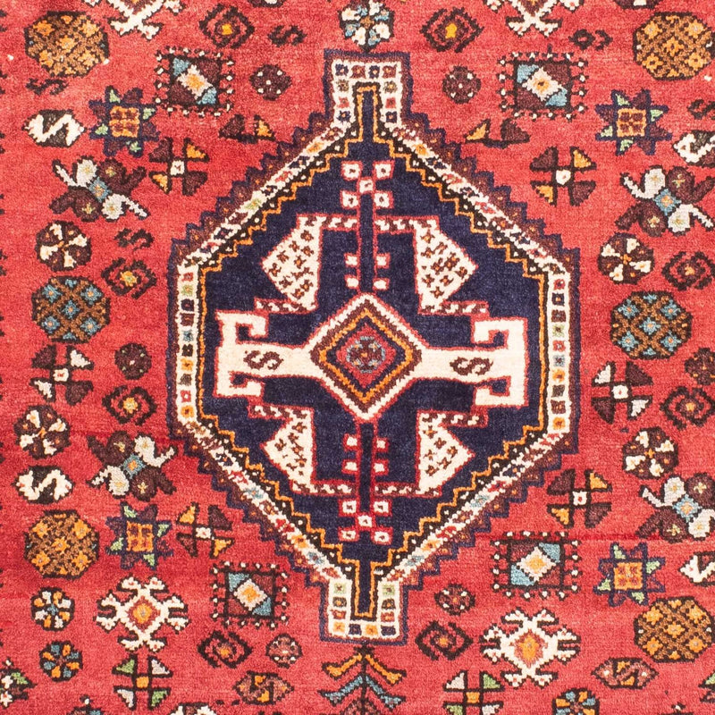 Shiraz Teppich 112x162cm - Perserteppich - dunkelrot