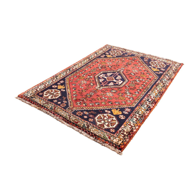 Shiraz Teppich 112x162cm - Perserteppich - dunkelrot