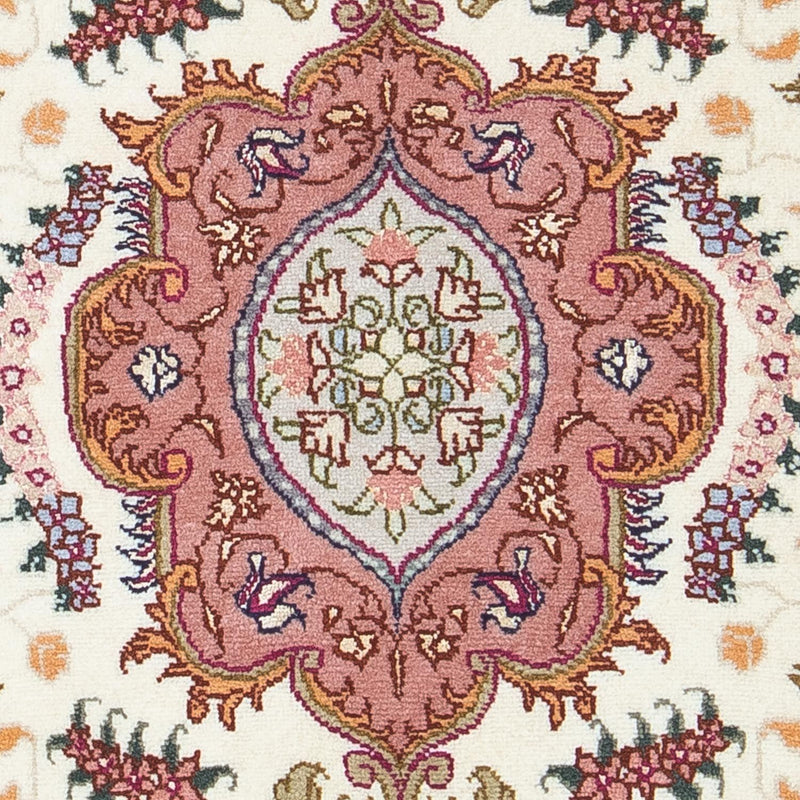 Täbriz - 50 Raj Teppich 58x89cm - Perserteppich - beige