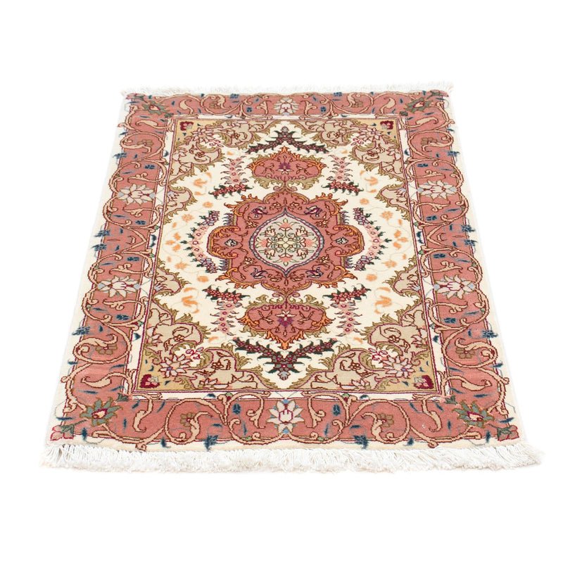 Täbriz - 50 Raj Teppich 58x89cm - Perserteppich - beige