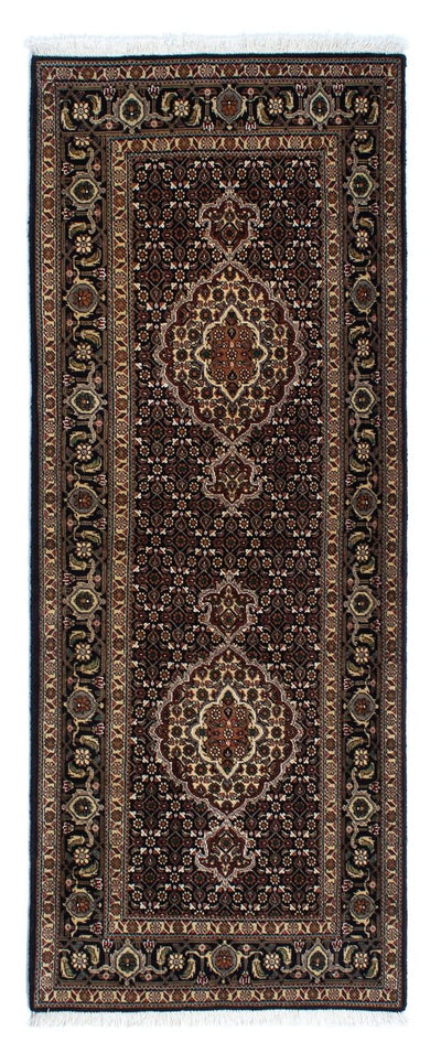Täbriz Teppich 77x201cm - Perserteppich - dunkelblau