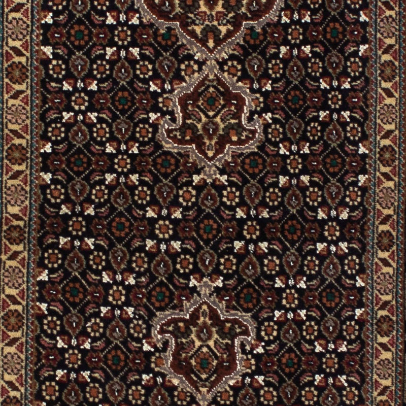 Täbriz Teppich 77x201cm - Perserteppich - dunkelblau