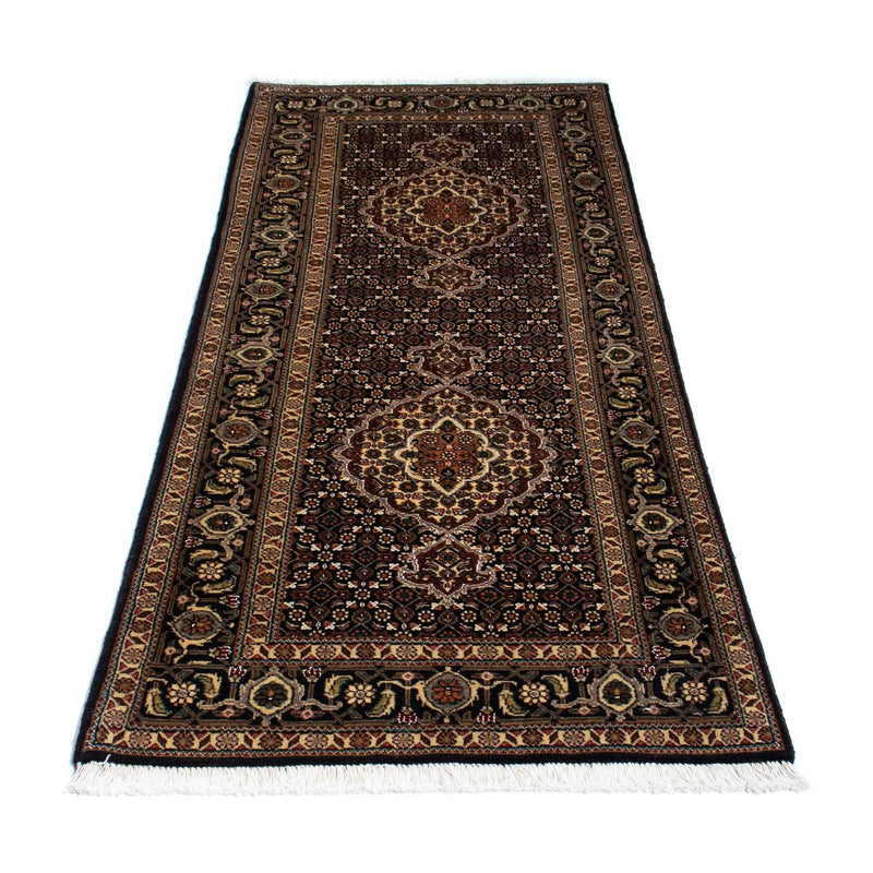 Täbriz Teppich 77x201cm - Perserteppich - dunkelblau