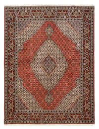 Täbriz Teppich 150x200cm - Perserteppich - dunkelrot – product image