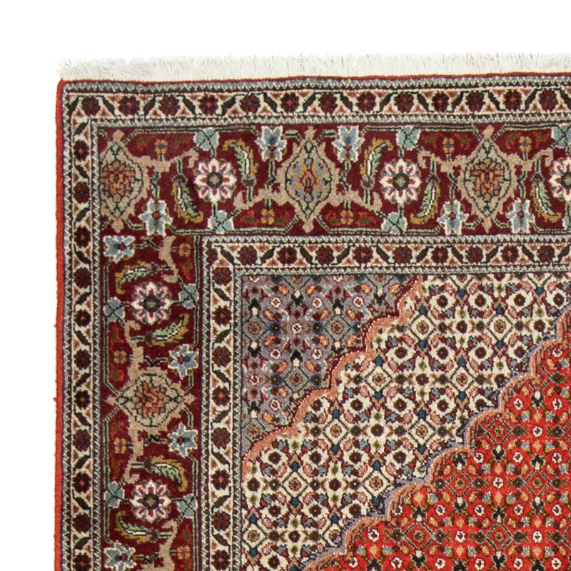 Täbriz Teppich 150x200cm - Perserteppich - dunkelrot