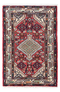 Hamadan Teppich 80x125cm - Perserteppich - hellrot – product image