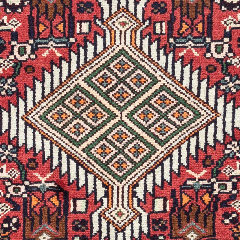 Hamadan Teppich 80x125cm - Perserteppich - hellrot