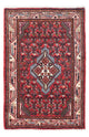 Hosseinabad Teppich 80x125cm - Perserteppich - rot