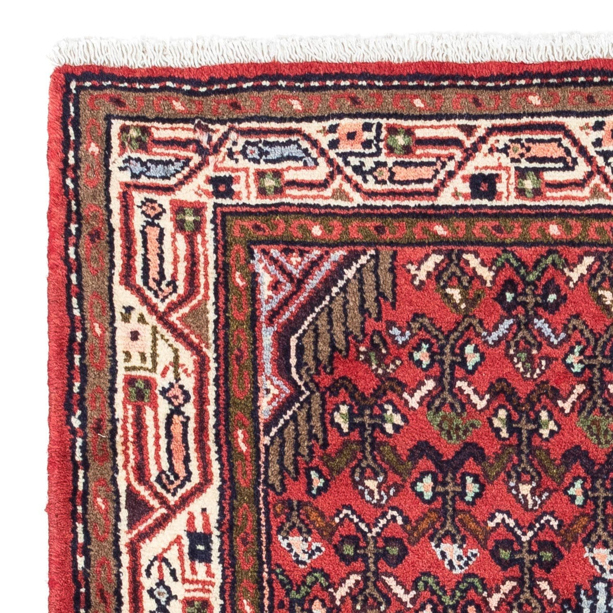 Hosseinabad Teppich 80x125cm - Perserteppich - rot