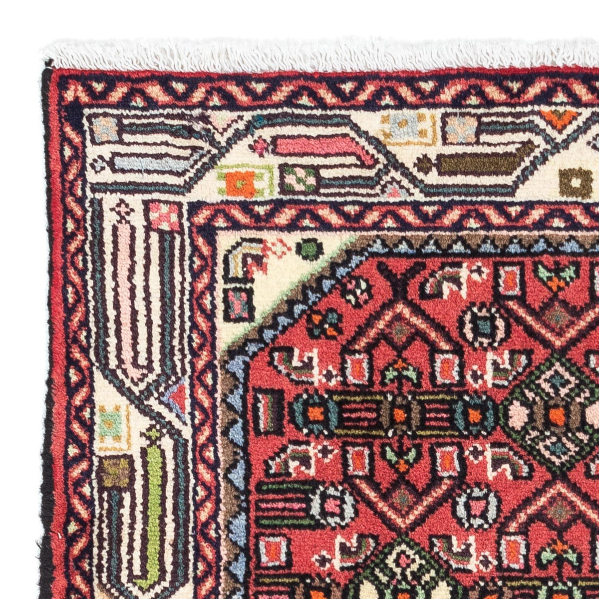 Hosseinabad Teppich 80x125cm - Perserteppich - rot