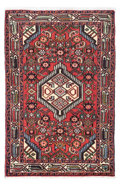 Hosseinabad Teppich 80x125cm - Perserteppich - rot