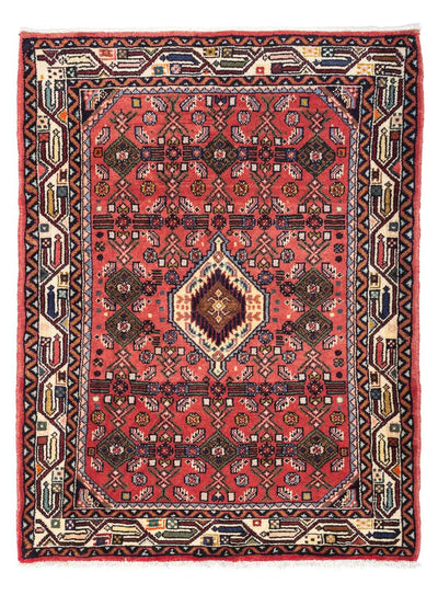 Hosseinabad Teppich 80x125cm - Perserteppich - rot