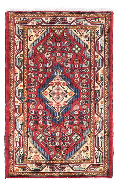 Hosseinabad Teppich 80x125cm - Perserteppich - rot