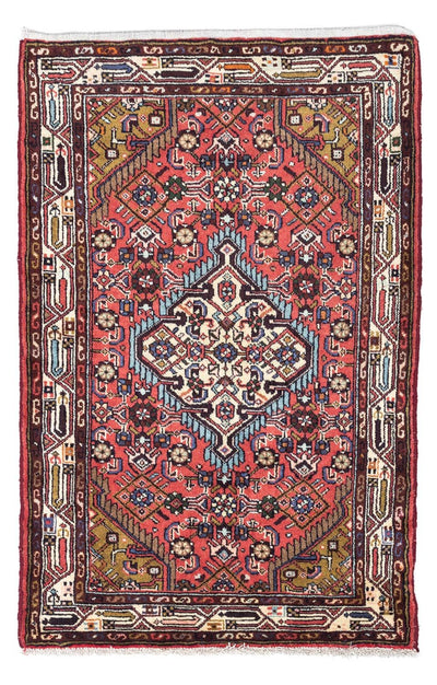 Hosseinabad Teppich 80x125cm - Perserteppich - hellrot