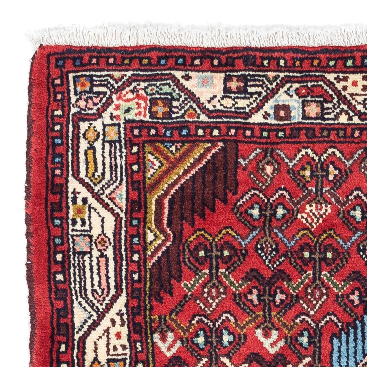 Hosseinabad Teppich 80x125cm - Perserteppich - rot