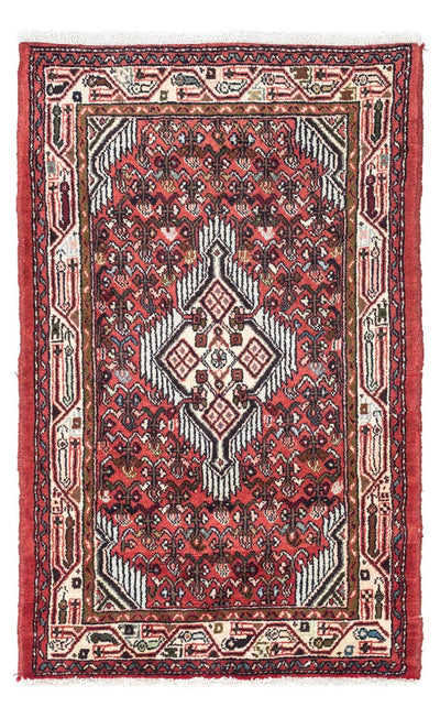 Hosseinabad Teppich 80x125cm - Perserteppich - rot