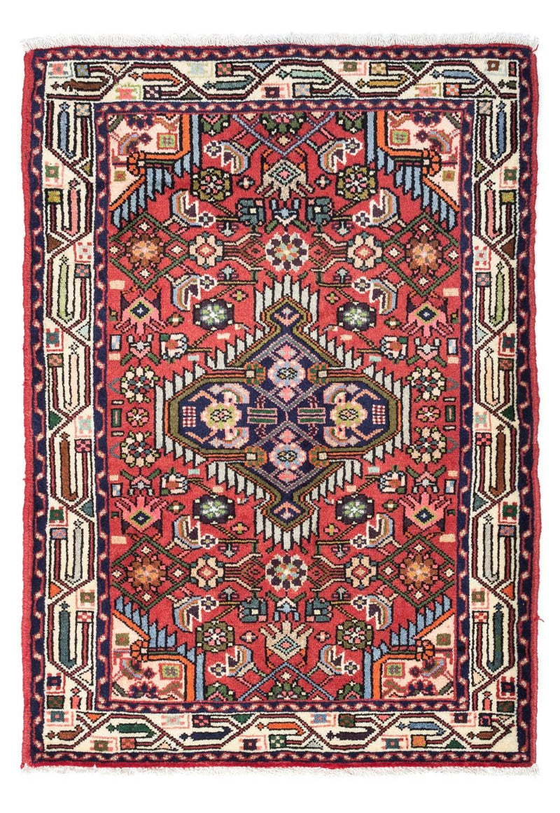 Hosseinabad Teppich 80x125cm - Perserteppich - rot