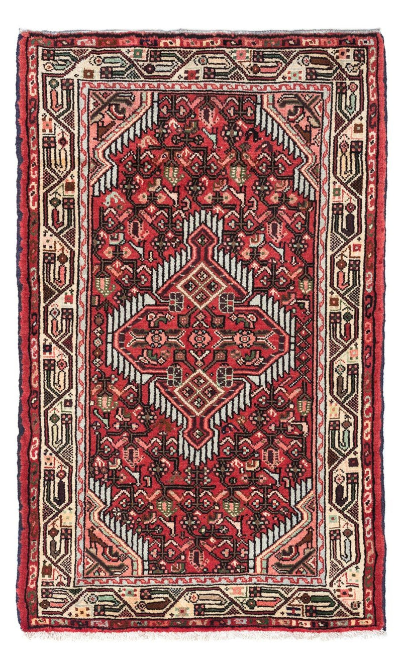 Hosseinabad Teppich 80x125cm - Perserteppich - rot