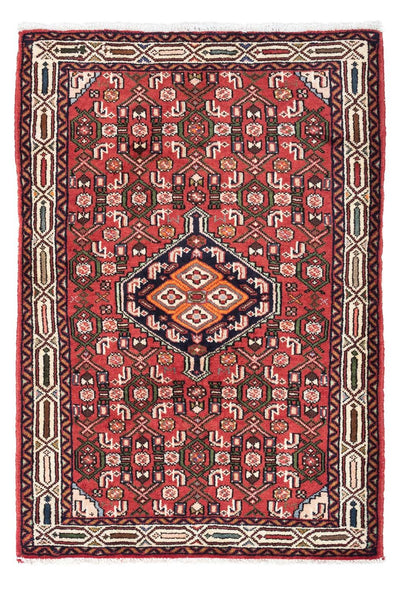 Hosseinabad Teppich 80x125cm - Perserteppich - hellrot