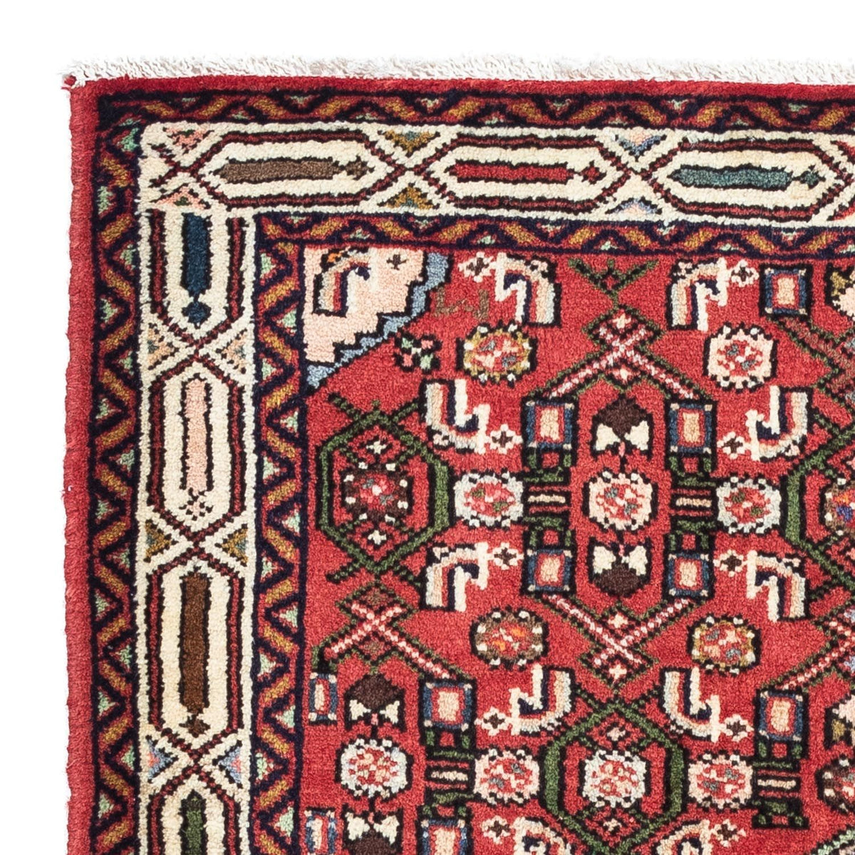 Hosseinabad Teppich 80x125cm - Perserteppich - hellrot