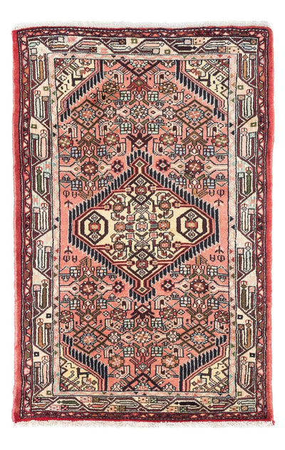 Hosseinabad Teppich 80x125cm - Perserteppich - hellrot