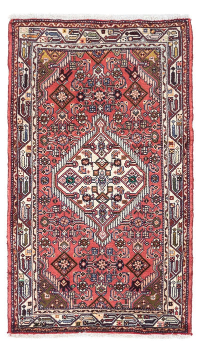 Hosseinabad Teppich 80x125cm - Perserteppich - hellrot