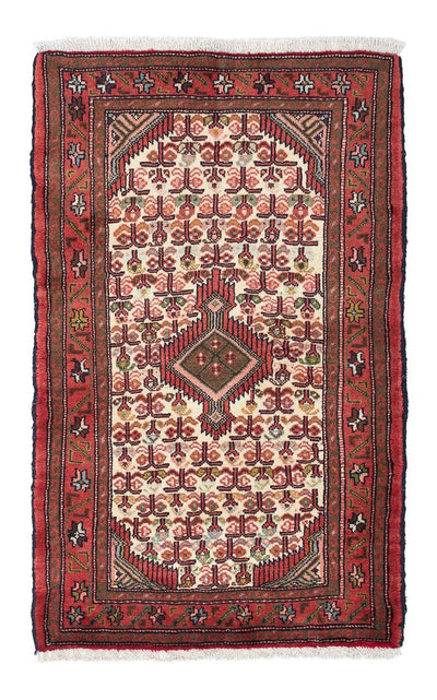 Hamadan Teppich 80x125cm - Perserteppich - beige