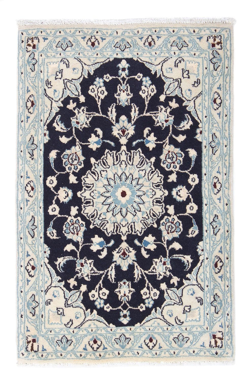 Perserteppich - Nain - Royal 60 x 90 cm - dunkelblau