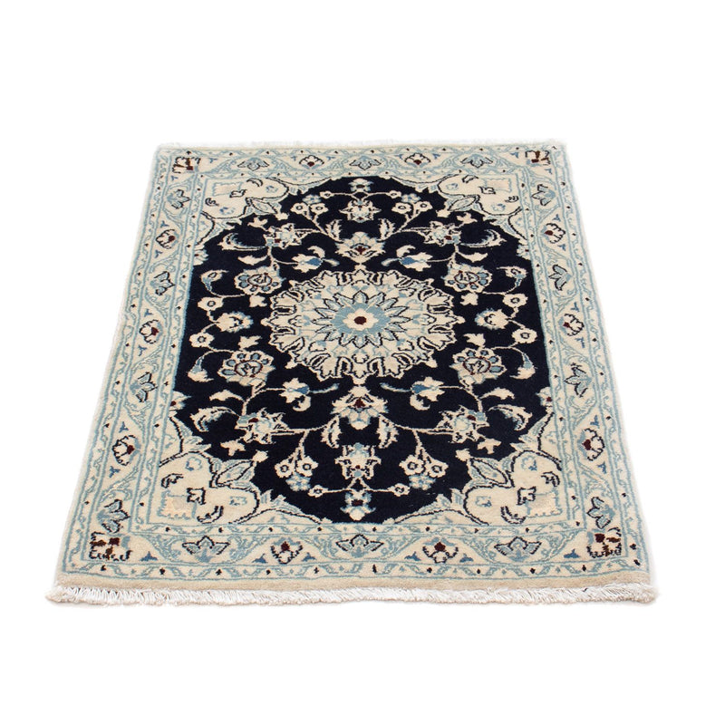 Perserteppich - Nain - Royal 60 x 90 cm - dunkelblau