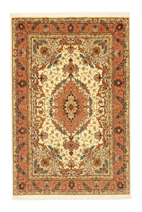Täbriz - 50 Raj Teppich 100x152cm - Perserteppich - beige – product image