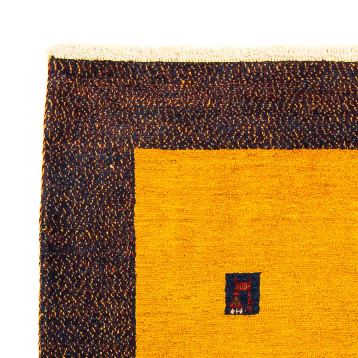 Loribaft Teppich Perser 107x150cm - Orientteppich - gold