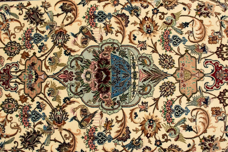 Isfahan Teppich 110x168cm - Perserteppich - beige