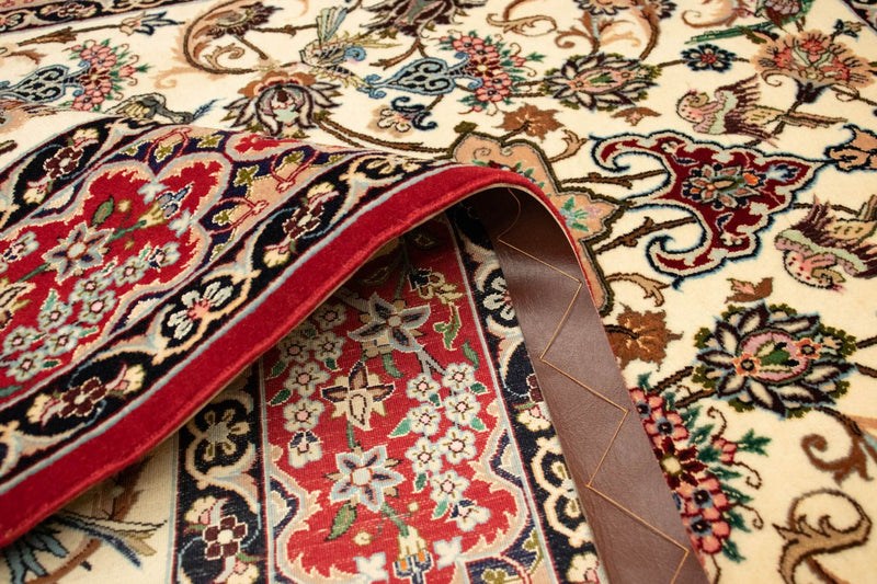 Isfahan Teppich 110x168cm - Perserteppich - beige